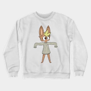 Big sweater for bunny Crewneck Sweatshirt